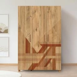 Armoire Vella - 18mm Mélaminé - Pin Atlantique