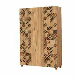 Armoire Vella | 100% Mélamine | Bordure PVC | 120x189x48 Cm | Pin Atlantique -EMOB-MEUBLES Ventes 863SPH4243 20 202 7d91