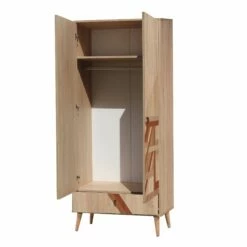 Vella Wardrobe | Melamine Coated | Wooden Legs | UV Print -EMOB-MEUBLES Ventes 863SPH4252 20 203 e214