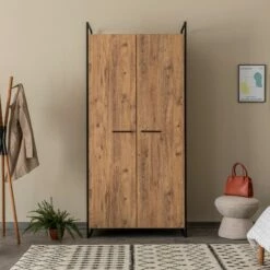 Armoire En Mélamine Saphir 104cm | Pin Atlantique