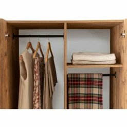 Armoire En Mélamine Saphir 104cm | Pin Atlantique -EMOB-MEUBLES Ventes 863SPH5409 20 204 62bd