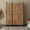 Armoire Saphir | 100% Mélamine | Epaisseur 18 Mm | Pieds En Métal