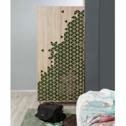 Armoire Vella | 100% Mélaminé | Pieds En Charme | Vernis UV | Chêne Sonoma -EMOB-MEUBLES Ventes 869VEL4230 20 203 89ed
