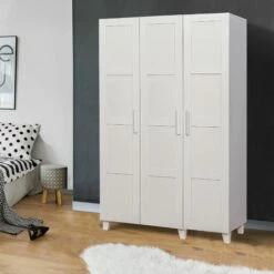 Vella" Armoire | Epaisseur 18mm | 120x189x48 Cm | Blanc