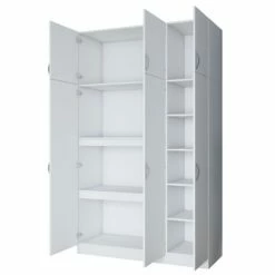 Armoire Locelso" | 100% Mélaminé | Blanc -EMOB-MEUBLES Ventes 893RAN1415 20 2010 7b05
