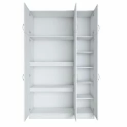 Armoire Locelso" | 100% Mélaminé | Blanc -EMOB-MEUBLES Ventes 893RAN1415 20 207 7e55