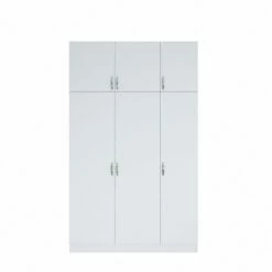 Armoire Locelso" | 100% Mélaminé | Blanc -EMOB-MEUBLES Ventes 893RAN1415 20 208 9de5