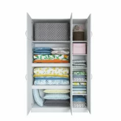 Armoire Locelso" | 100% Mélaminé | Blanc -EMOB-MEUBLES Ventes 893RAN1415 20 209 4ea7