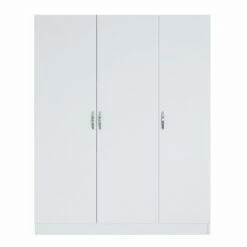 Locelso" Armoire | Mélaminée | 145cm X 181 | Blanc -EMOB-MEUBLES Ventes 893RAN1416 20 207 5e11