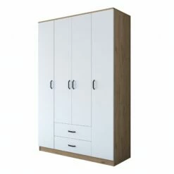 Armoire Locelso - Panneau De Mélamine 18mm - Noyer Blanc -EMOB-MEUBLES Ventes 893RAN4547 20 205 33a8