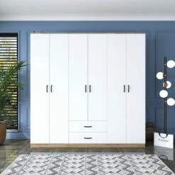 Locelso Armoire 210x210x51 | Noyer Blanc -EMOB-MEUBLES Ventes 893RAN4548 20 202 93ad