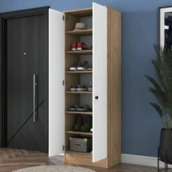 Locelso Wardrobe" | 18mm D'épaisseur | Noyer Blanc 15 Locelso Wardrobe" | 18mm D'épaisseur | Noyer Blanc -EMOB-MEUBLES Ventes 893RAN4553 20 204 ac04