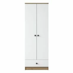 Armoire Locelso - 100% Mélaminé - Noyer Blanc 10 Armoire Locelso - 100% Mélaminé - Noyer Blanc -EMOB-MEUBLES Ventes 893RAN4556 20 206 a48b
