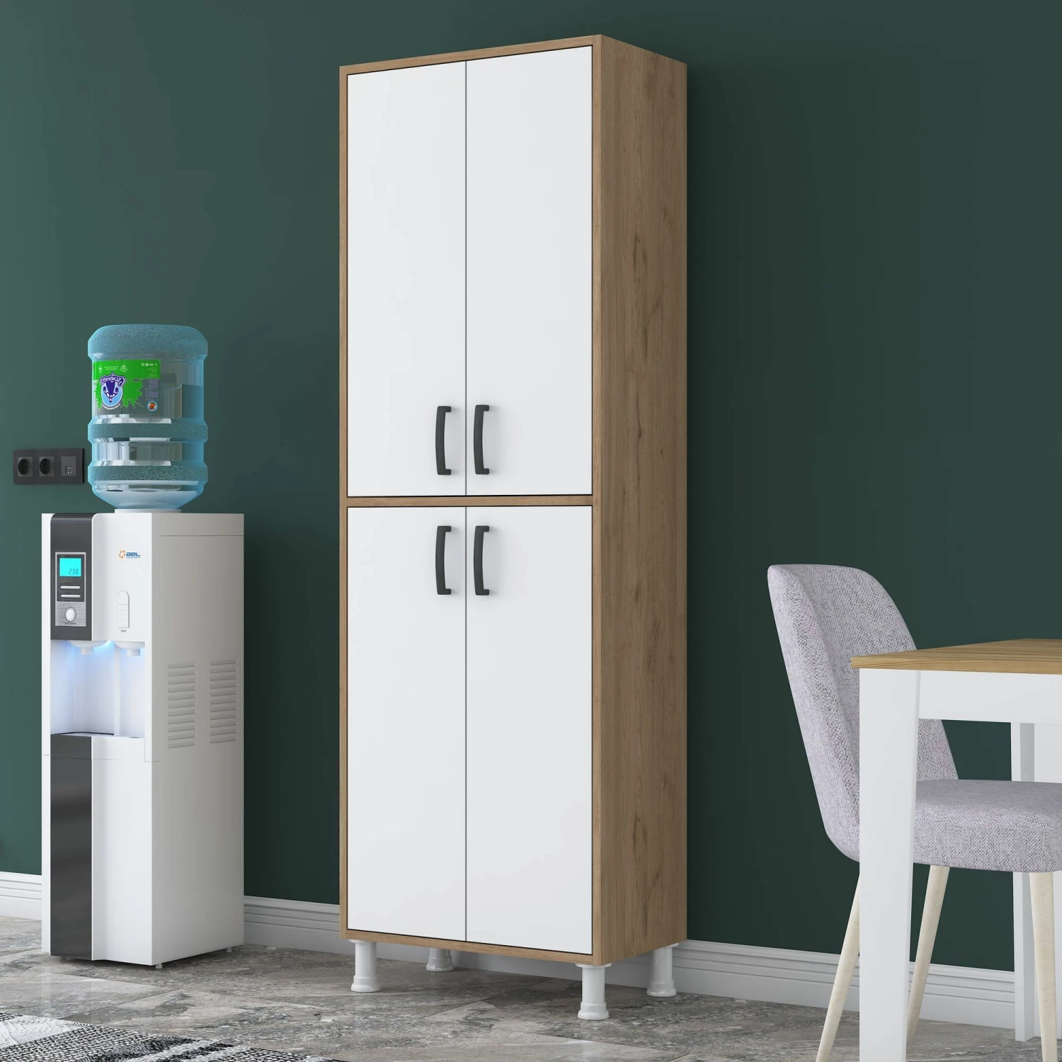 Locelso Multi Purpose Cabinet" | Epaisseur 18mm | Chêne Blanc 8 Locelso Multi Purpose Cabinet" | Epaisseur 18mm | Chêne Blanc – Image 8