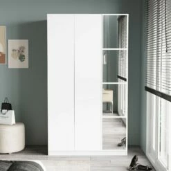 Armoire Robuste Blanche - 100% Mélaminé