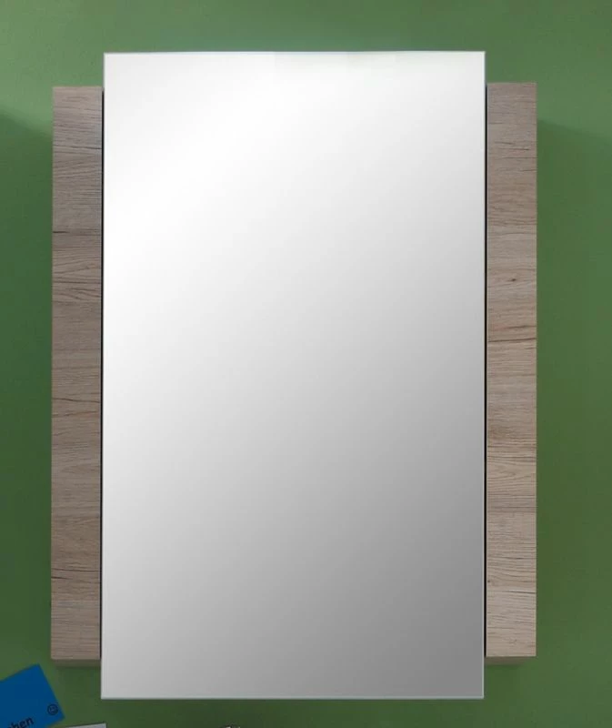 Armoire De Toilette Campus - Chêne Blanc San Remo - Entretien Facile 3 Armoire De Toilette Campus - Chêne Blanc San Remo - Entretien Facile – Image 3