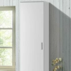 Armoire à Vêtements Darcis 1 Porte - Blanc