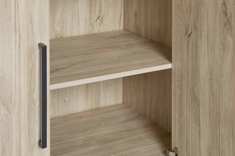 Garde-robe Angie 118cm, 2 Portes - Décor En Chêne 8 Garde-robe Angie 118cm, 2 Portes - Décor En Chêne – Image 8