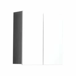 Armoire De Toilette Moderne Et Facile D'entretien - Argent Fumé -EMOB-MEUBLES Ventes Line Skin BD 1898 405 21 dynamisch Freisteller 1b33