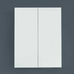 Armoire De Toilette Moderne Et Facile D'entretien - Argent Fumé -EMOB-MEUBLES Ventes Line Skin BD 1898 405 21 frontal 1 e892