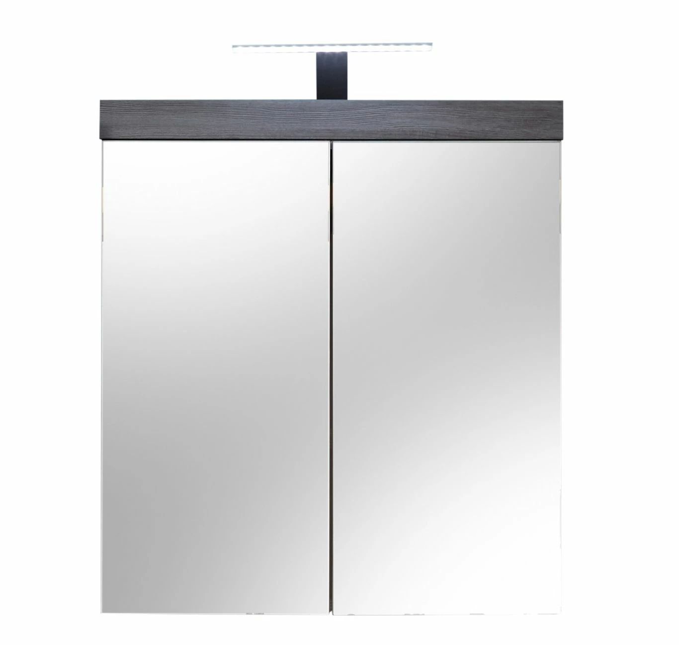 Armoire De Toilette Moderne Fumée-argentée Avec éclairage LED 2 Armoire De Toilette Moderne Fumée-argentée Avec éclairage LED – Image 2