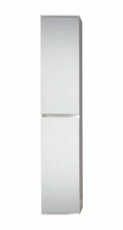 Armoire Moderne à Miroir 2TR, Facile D'entretien - Blanc -EMOB-MEUBLES Ventes Mirror GD 1718 151 01 frontal Freisteller 1 f155