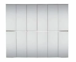 Combo Armoire Miroir Blanc : Chic Et Durable Avec étagère En Verre Miroir -EMOB-MEUBLES Ventes Mirror GD 1718 914 01 frontal Freisteller ca29