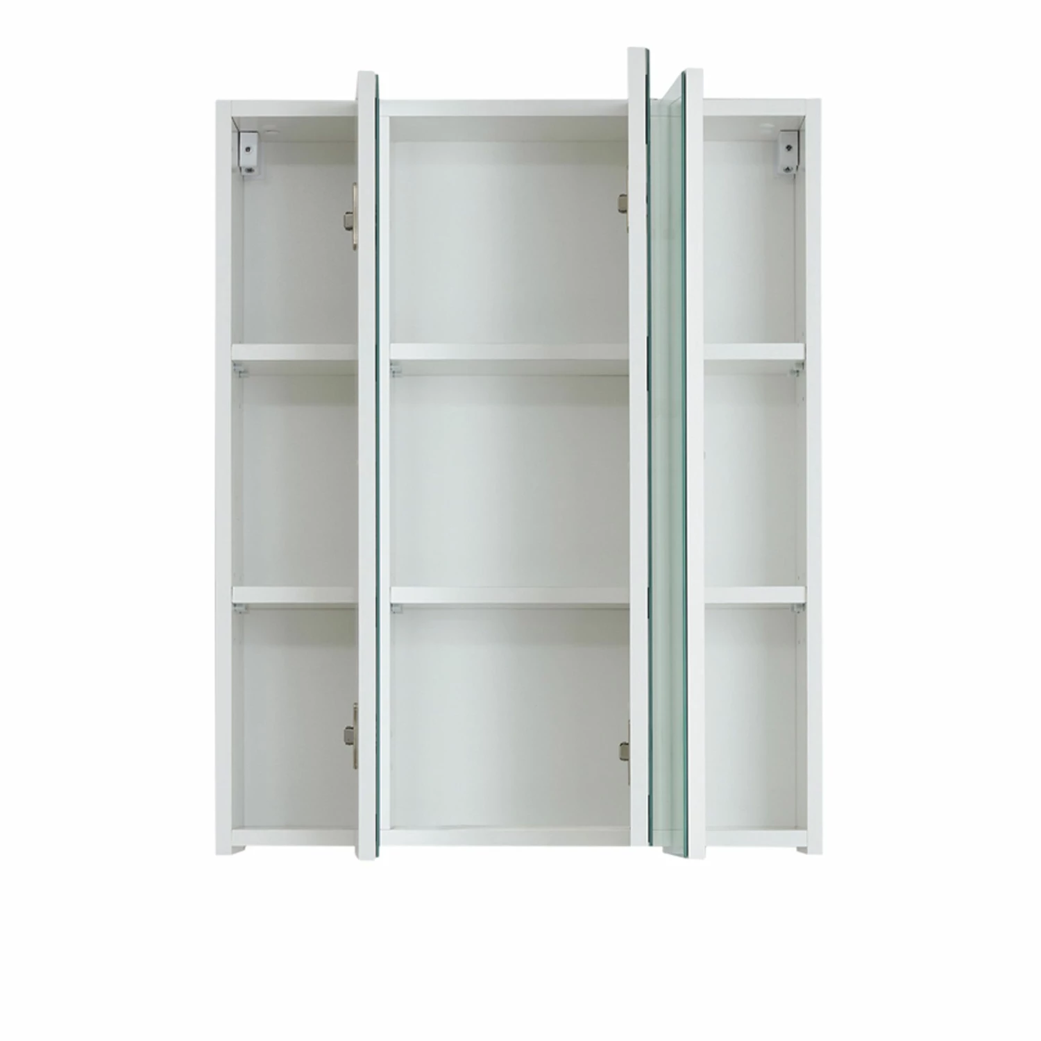 Armoire De Toilette Monte - Moderne, Facile D'entretien, Blanc, 3 Portes – Image 3