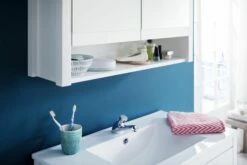 Armoire De Toilette En Mélamine Blanche Avec Espace De Rangement Supplémentaire -EMOB-MEUBLES Ventes Ole BD 1839 455 01 Detail Spiegel 20180427 5d90