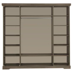 Armoire Isaura 230cm, 4 Portes - Blanc/gris 7 Armoire Isaura 230cm, 4 Portes - Blanc/gris -EMOB-MEUBLES Ventes Ontwerp zonder titel 14 d7ca