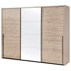 Armoire Lavio 253cm Avec Miroir - Décor Chêne/noir 8 Armoire Lavio 253cm Avec Miroir - Décor Chêne/noir -EMOB-MEUBLES Ventes Ontwerp zonder titel 16 da7e
