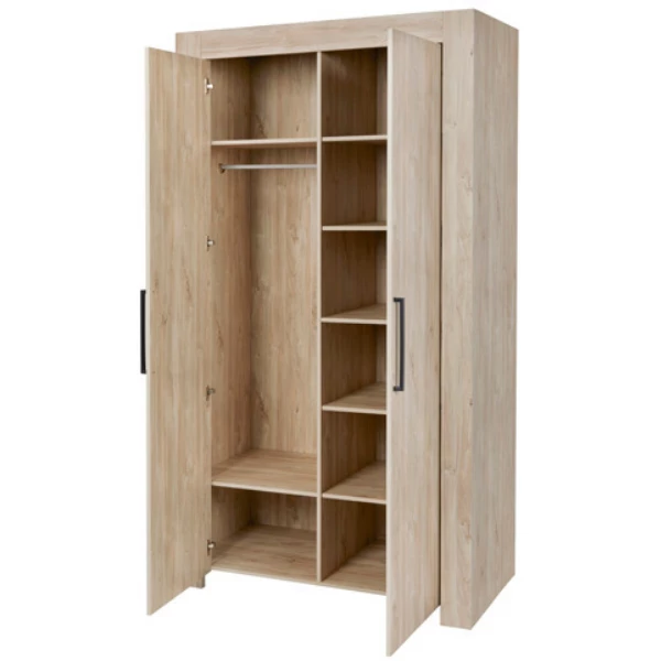 Garde-robe Angie 118cm, 2 Portes - Décor En Chêne 9 Garde-robe Angie 118cm, 2 Portes - Décor En Chêne – Image 9
