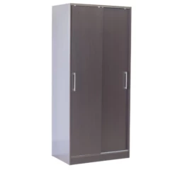 Armoire Foss 80cm à 2 Portes - Wengé
