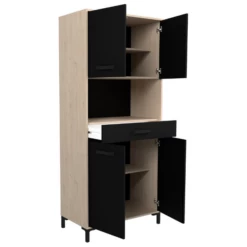 Vaisselier Felicity 80cm, 4 Portes & 1 Tiroir - Naturel/noir 14 Vaisselier Felicity 80cm, 4 Portes & 1 Tiroir - Naturel/noir -EMOB-MEUBLES Ventes Ontwerp zonder titel 2022 01 24T140258.616 8f6a