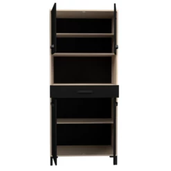 Vaisselier Felicity 80cm, 4 Portes & 1 Tiroir - Naturel/noir 10 Vaisselier Felicity 80cm, 4 Portes & 1 Tiroir - Naturel/noir -EMOB-MEUBLES Ventes Ontwerp zonder titel 2022 01 24T140508.071 3aa9