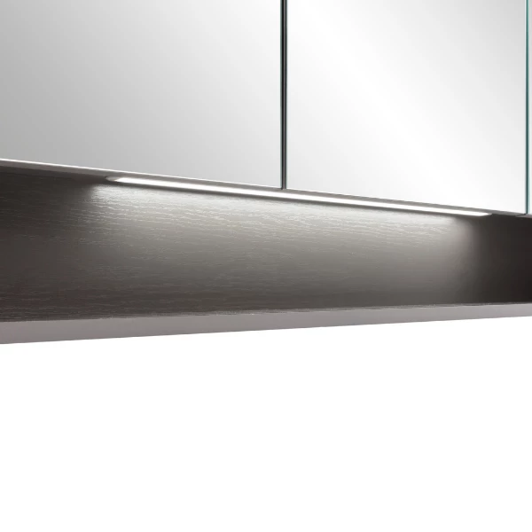 Armoire Toilette Karan 100cm 3 Portes Avec éclairage - Anthracite 9 Armoire Toilette Karan 100cm 3 Portes Avec éclairage - Anthracite – Image 9