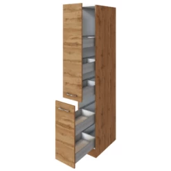 Armoire Apothicaire Sorrella 30cm 2 Tiroirs - Chêne -EMOB-MEUBLES Ventes Ontwerp zonder titel 2022 07 04T110941.118 7a19