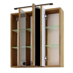 Armoire De Toilette Malvo 60cm 3 Portes Avec éclairage - Chêne 18 Armoire De Toilette Malvo 60cm 3 Portes Avec éclairage - Chêne -EMOB-MEUBLES Ventes Ontwerp zonder titel 2022 07 04T131716.722 51c5