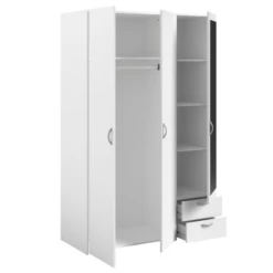 Armoire De Rangement Salvador Miroir, 3 Portes & 2 Tiroirs - Blanc 17 Armoire De Rangement Salvador Miroir, 3 Portes & 2 Tiroirs - Blanc -EMOB-MEUBLES Ventes Ontwerp zonder titel 2022 10 27T102139.746 6fe1