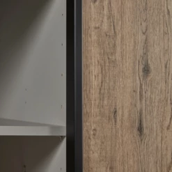 Armoire Anelia 245cm Avec Miroir - Chêne/noir 15 Armoire Anelia 245cm Avec Miroir - Chêne/noir -EMOB-MEUBLES Ventes Ontwerp zonder titel 2023 02 09T163327.650 201e