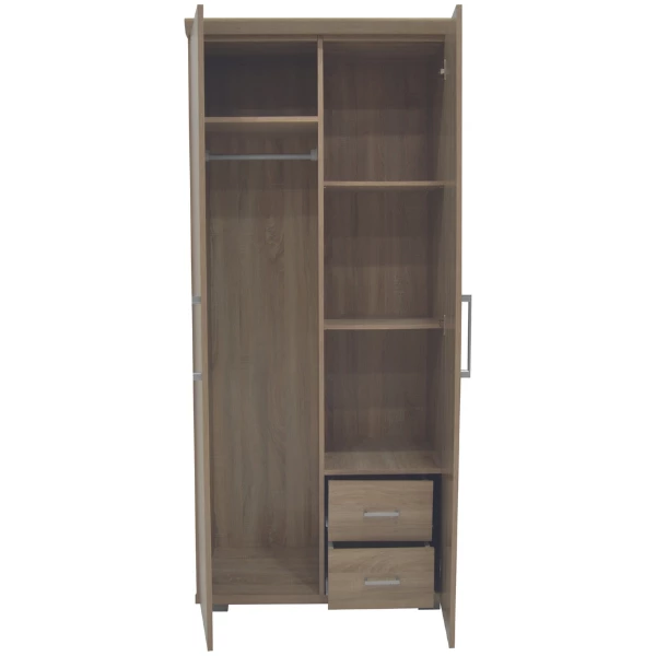 Armoire Nikkie 80 Cm-chêne Sonoma 3 Armoire Nikkie 80 Cm-chêne Sonoma – Image 3