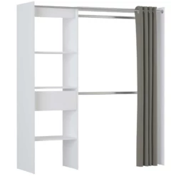 Armoire Extensible Boutique 114/168 Cm-blanc Mat -EMOB-MEUBLES Ventes Ontwerp zonder titel 2023 04 04T083022.580 a140