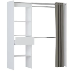 Armoire Extensible Boutique 114/168 Cm-blanc Mat -EMOB-MEUBLES Ventes Ontwerp zonder titel 2023 04 04T083826.982 aa40