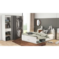 Armoire Extensible Boutique 114/168 Cm-blanc Mat -EMOB-MEUBLES Ventes Ontwerp zonder titel 2023 04 04T084132.577 f3d9