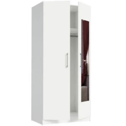 Armoire Rhea, 2 Portes Tournantes, 1 étagère Et 1 Tringle-blanc -EMOB-MEUBLES Ventes Ontwerp zonder titel 2023 04 19T132232.095 1 6b75