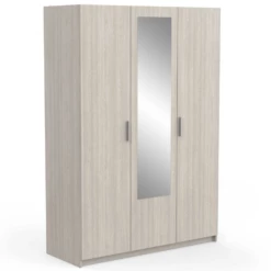 Armoire Prya 3 Portes Tournantes, 4 étagères Et 1 Tringle-Chêne Shannon -EMOB-MEUBLES Ventes Ontwerp zonder titel 2023 05 09T090054.130 8346