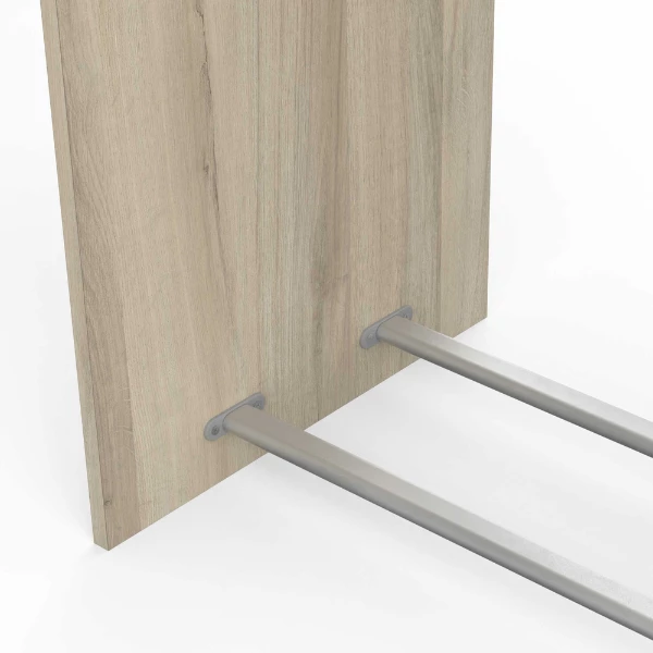 Armoire Modulable Swift 3 Tringles, 3 étagères, 1 Porte-chaussures, 1 étagère à Chapeaux Et 3 Tiroirs-Chêne Kronberg/blanc Mat 3 Armoire Modulable Swift 3 Tringles, 3 étagères, 1 Porte-chaussures, 1 étagère à Chapeaux Et 3 Tiroirs-Chêne Kronberg/blanc Mat – Image 3