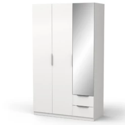 Armoire Spectre 120cm Avec Miroir - Blanc Mat 9 Armoire Spectre 120cm Avec Miroir - Blanc Mat -EMOB-MEUBLES Ventes Ontwerp zonder titel 2023 06 09T093102.280 078a