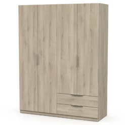 Armoire Spectre 157cm 4 Portes & 2 Tiroirs - Chêne 9 Armoire Spectre 157cm 4 Portes & 2 Tiroirs - Chêne -EMOB-MEUBLES Ventes Ontwerp zonder titel 2023 06 09T112131.959 e57a