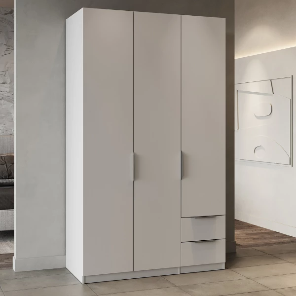 Armoire Spectre 120cm - Blanc Mat 1 Armoire Spectre 120cm - Blanc Mat